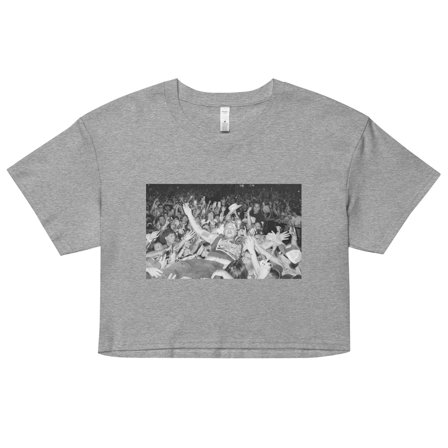 Crowd surf crop top