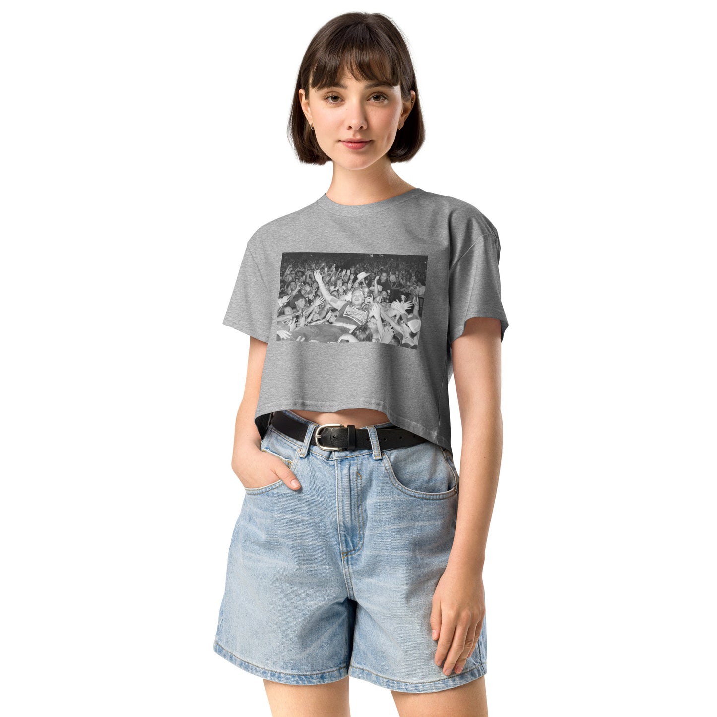 Crowd surf crop top