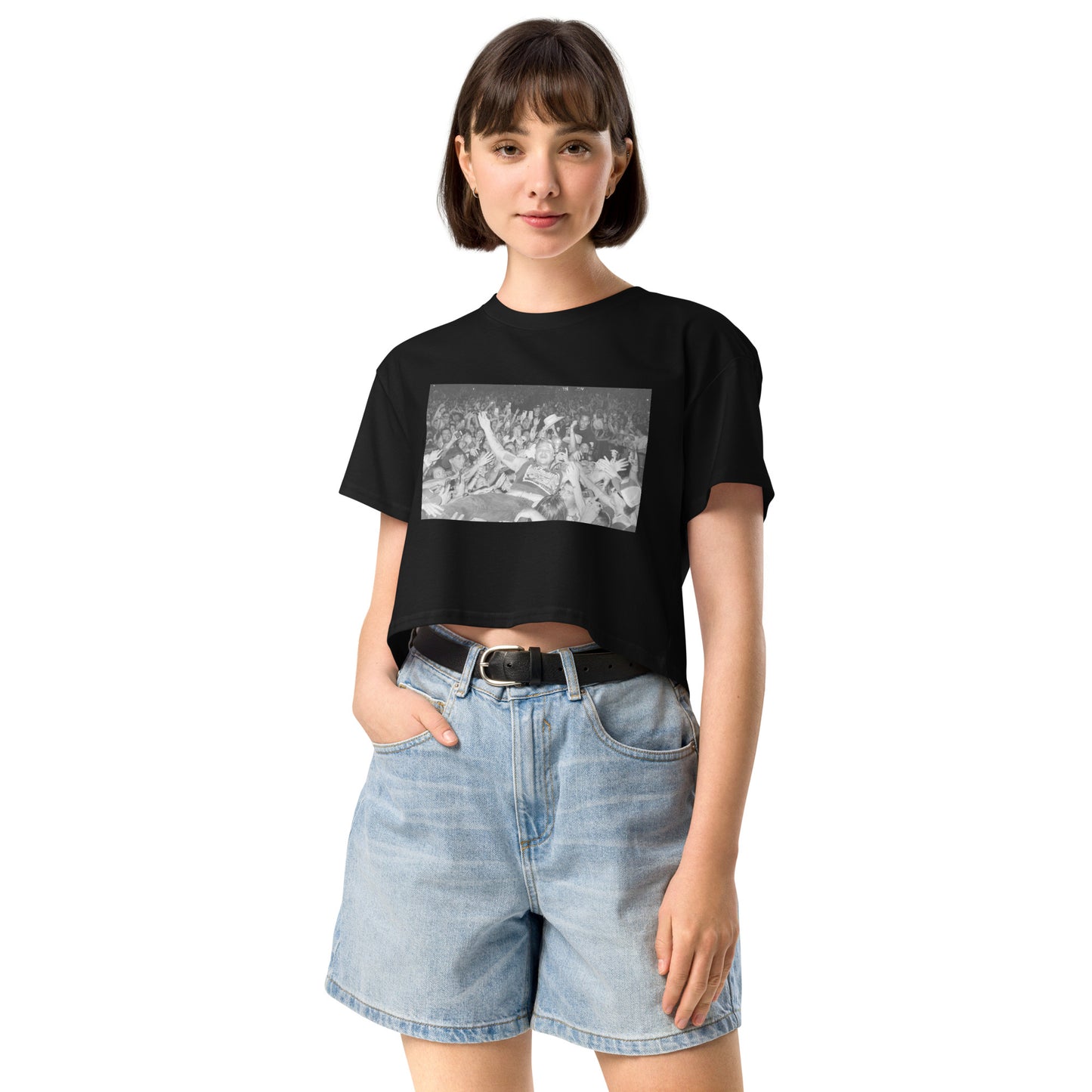 Crowd surf crop top