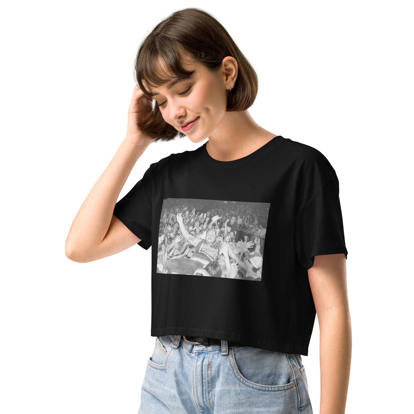 Crowd surf crop top