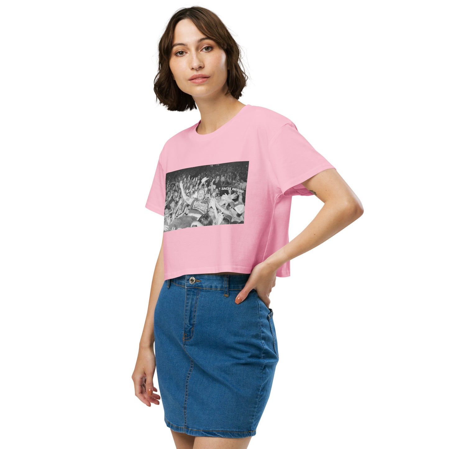 Crowd surf crop top