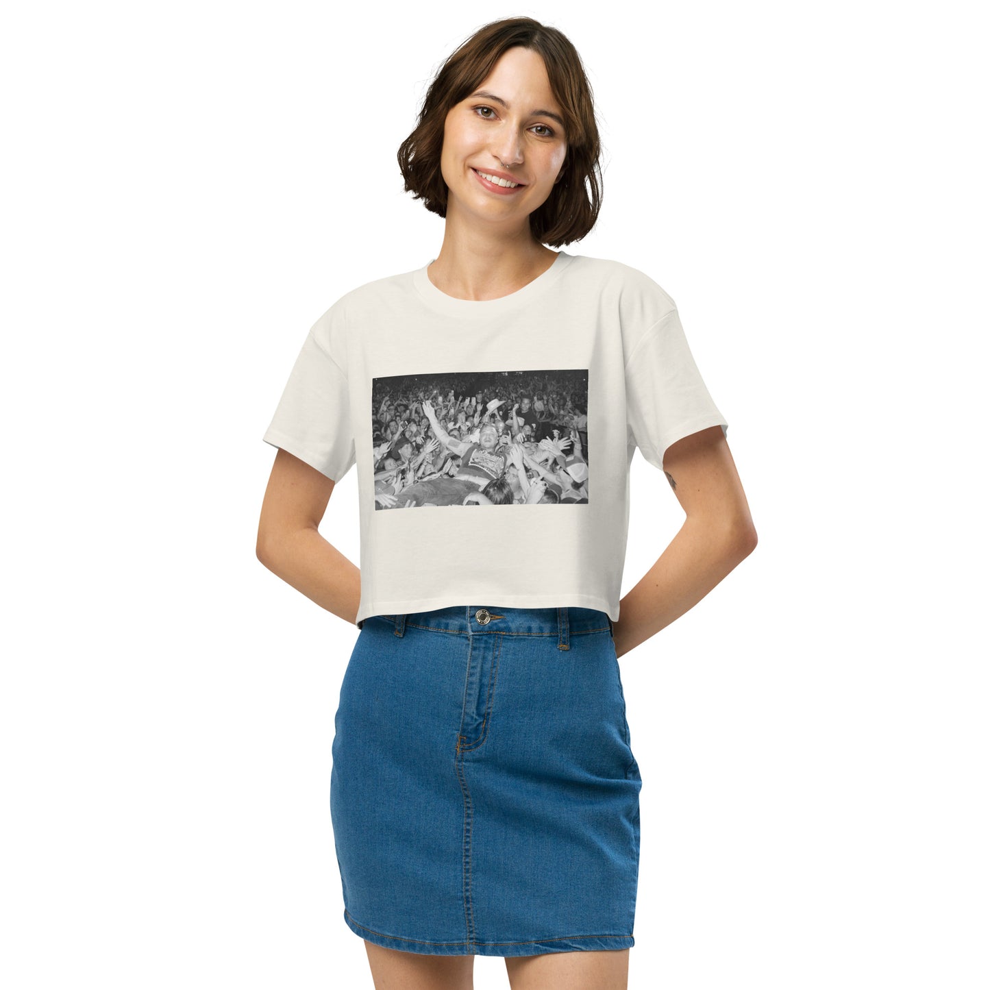 Crowd surf crop top