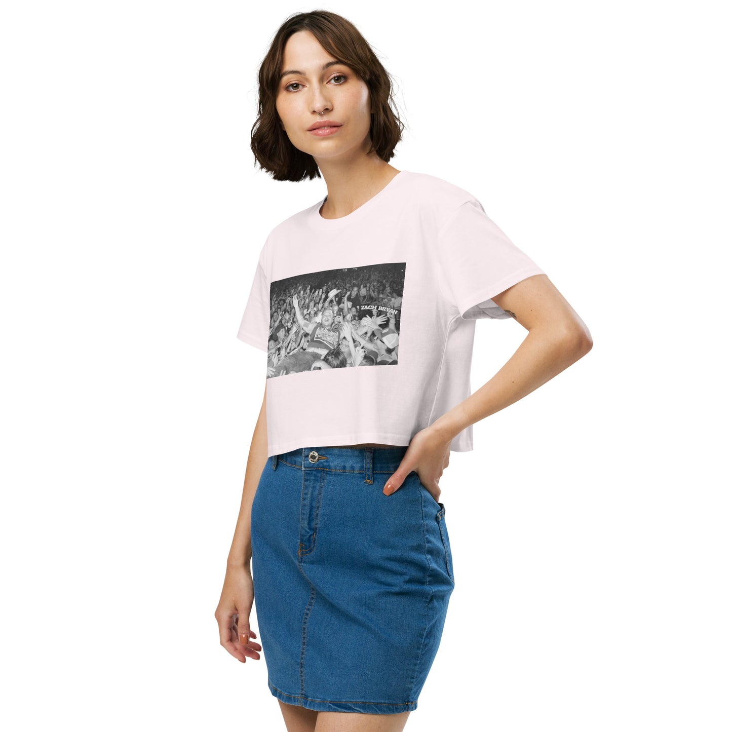 Crowd surf crop top