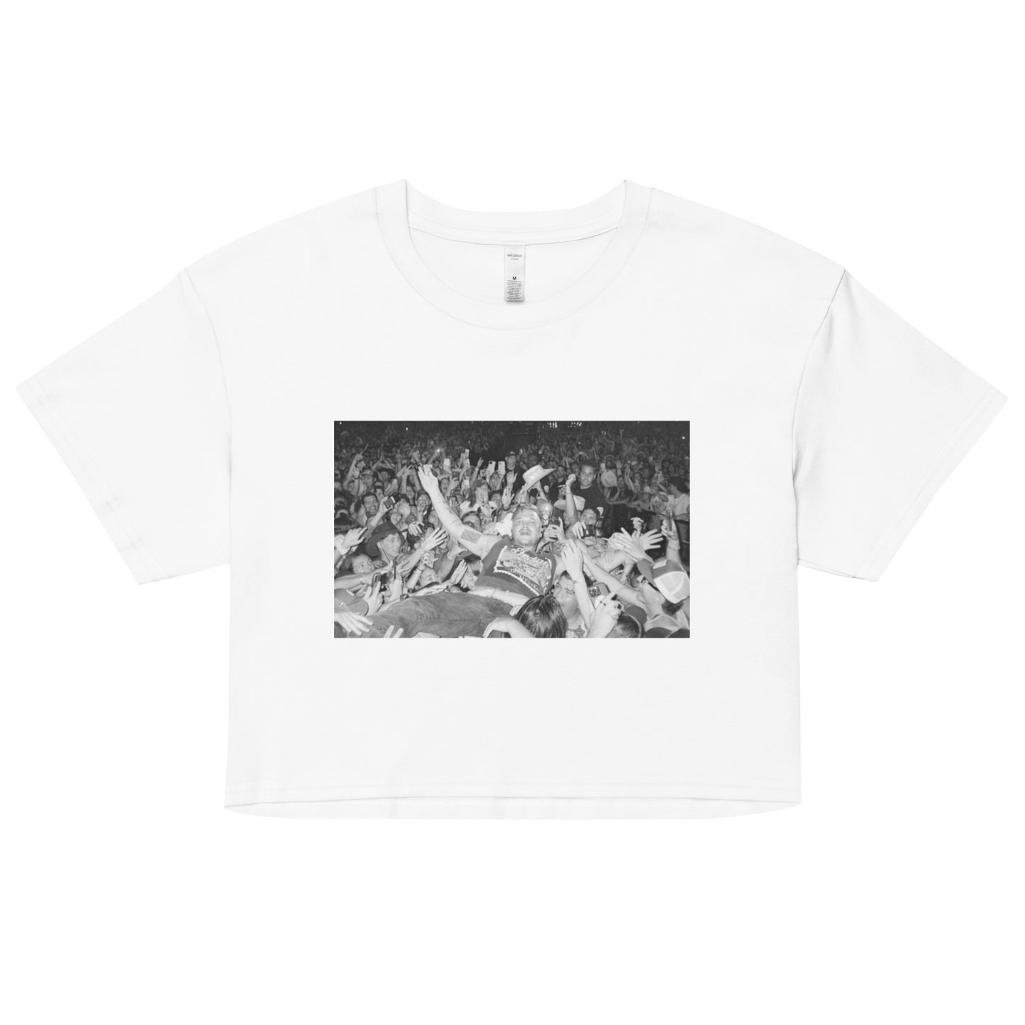 Crowd surf crop top