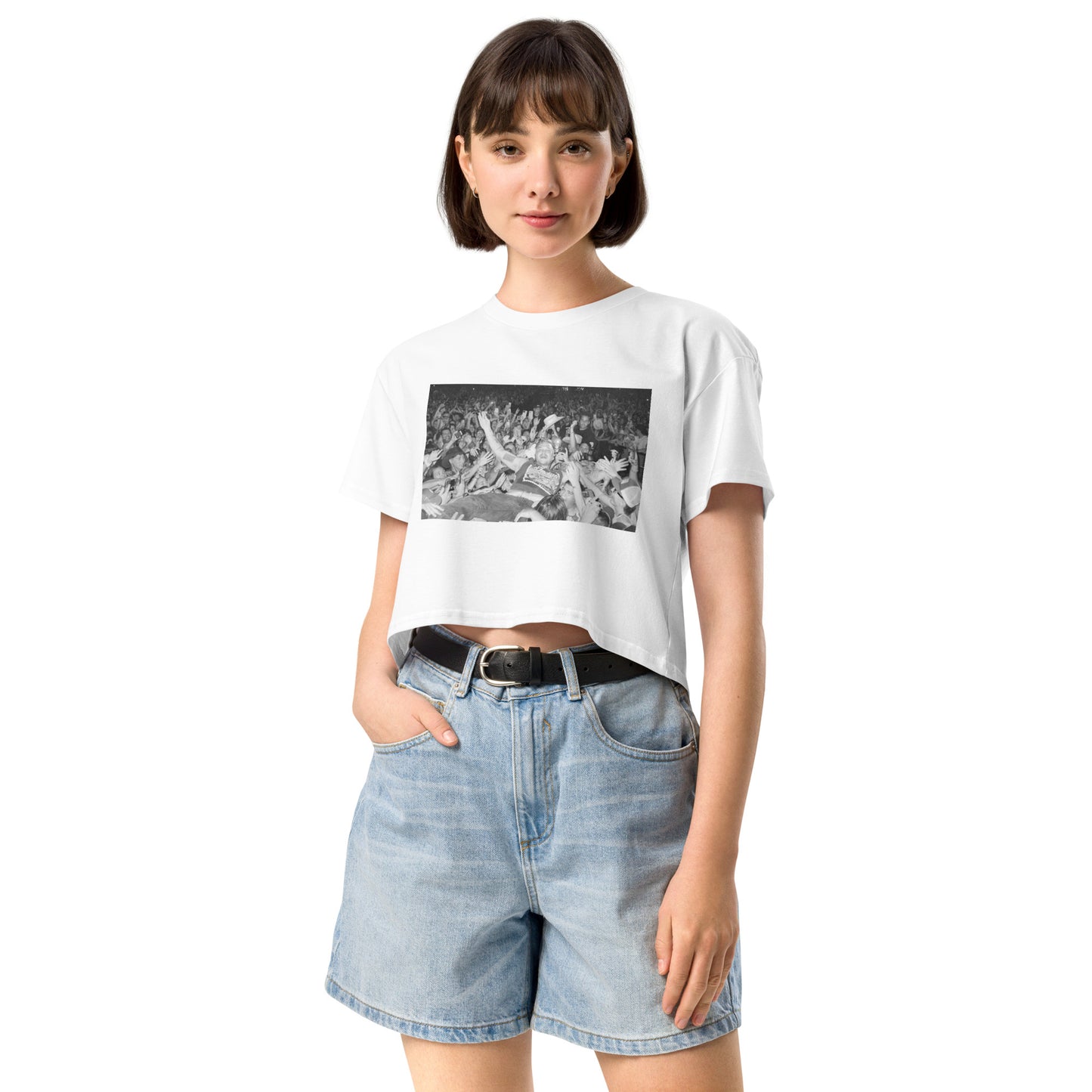 Crowd surf crop top